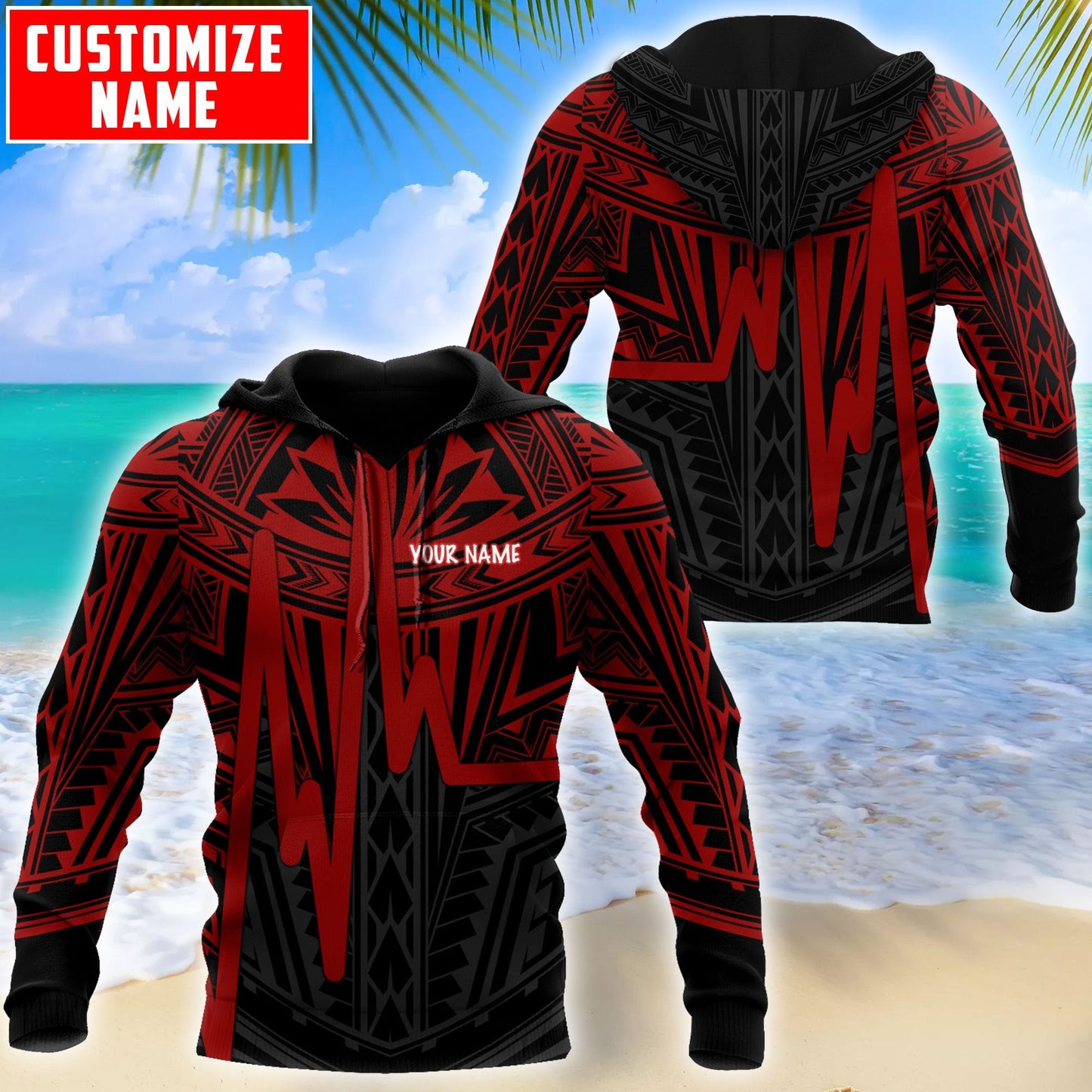 Polynesian Tattoo Unisex Shirts Personalize Name