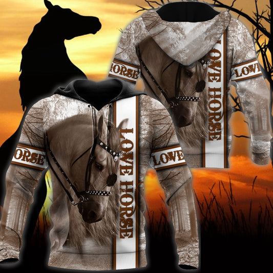 Horse 3D All Over Printed Shirts