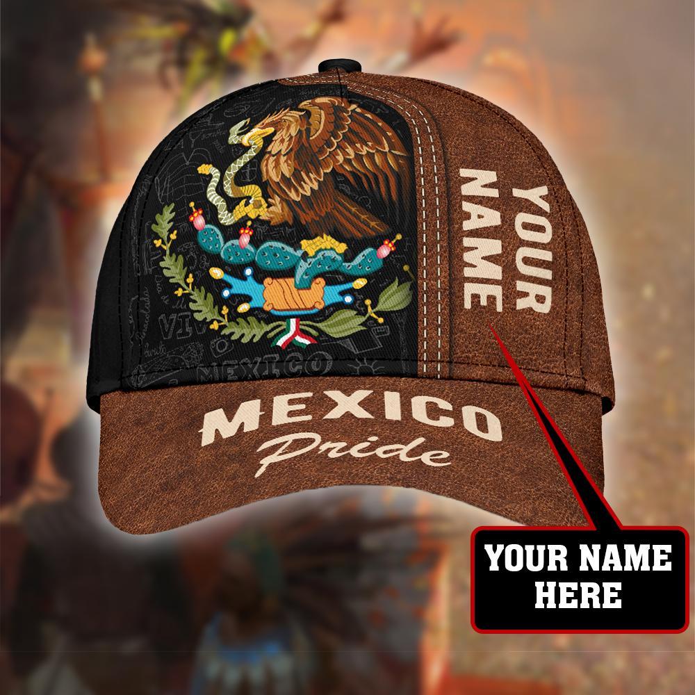 Mexican Pride Personalized Name Classic Cap