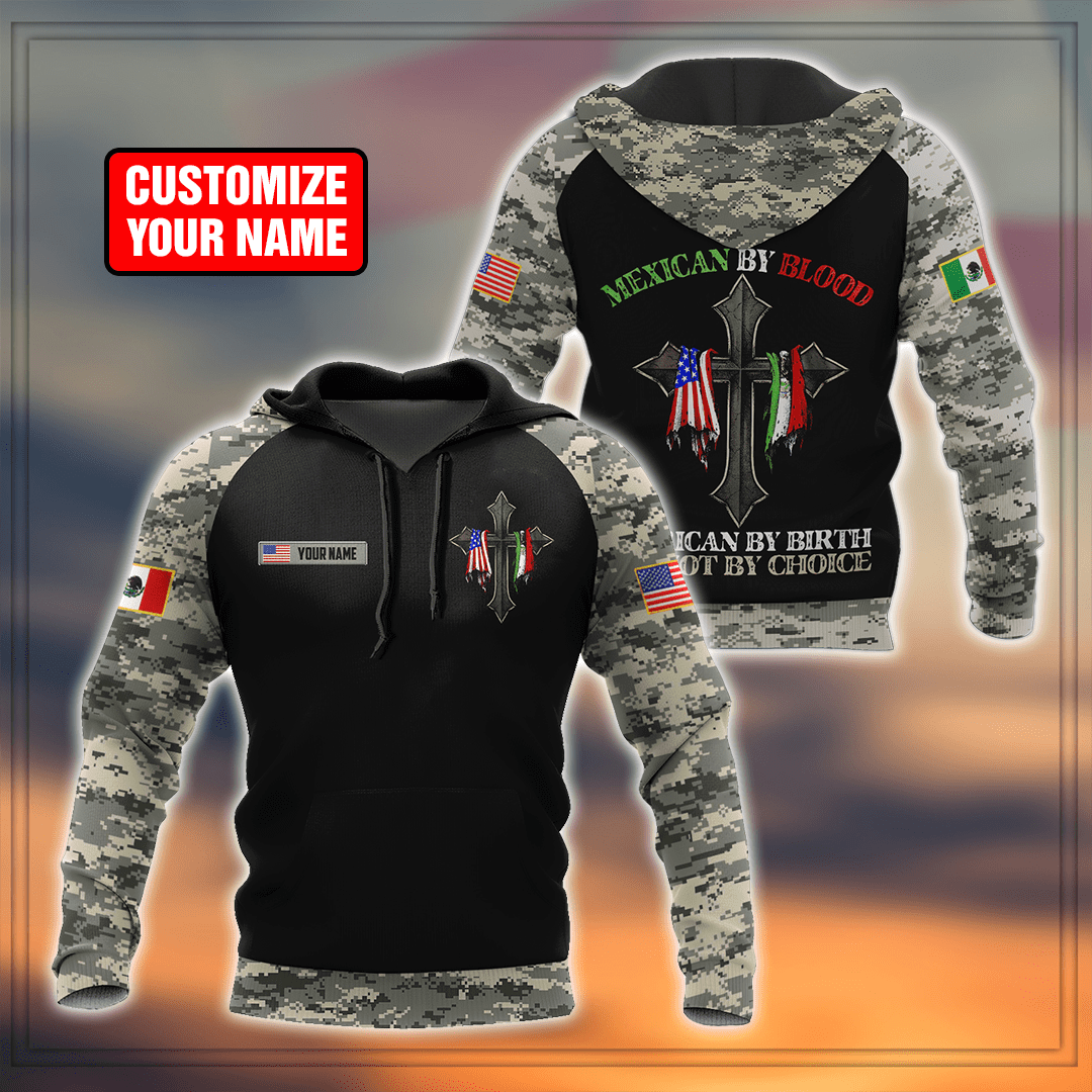 Personalized Mexican 3D All Over Printed Unisex Hoodie