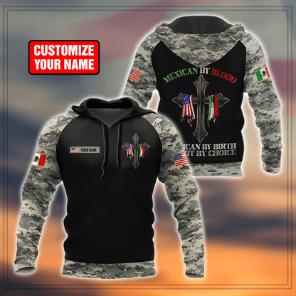 Personalized Mexican 3D All Over Printed Unisex Hoodie