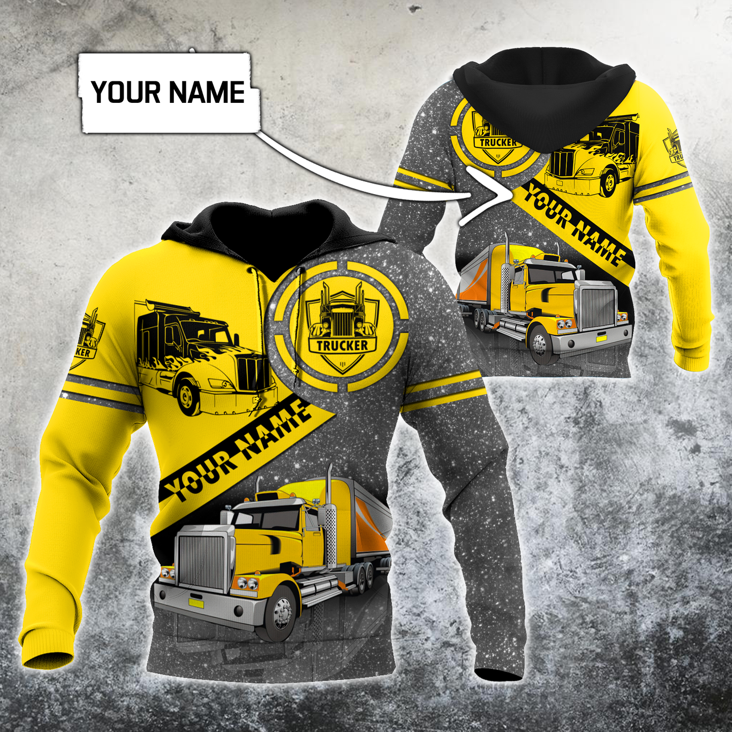 Premium Truck Driver Unisex 3D All Over Printed Shirts MEI