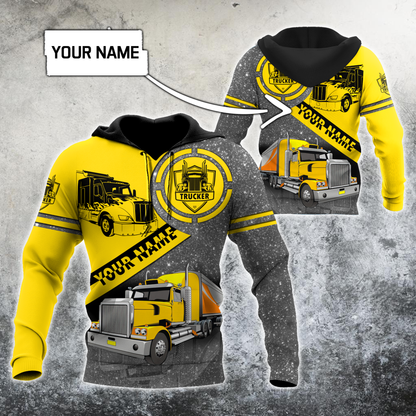 Premium Truck Driver Unisex 3D All Over Printed Shirts MEI