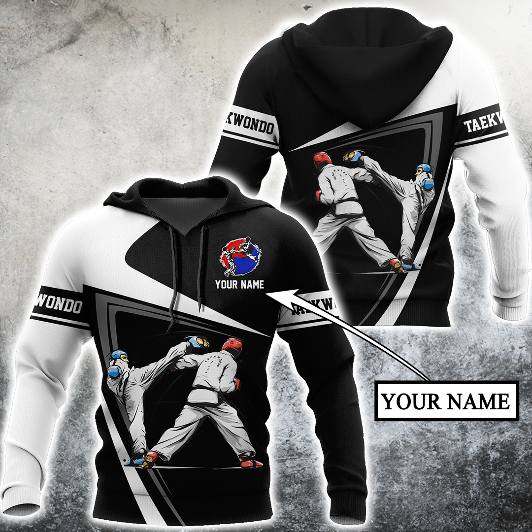 Customize Name Taekwondo Hoodie For Men And Women DD18032104