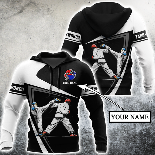 Customize Name Taekwondo Hoodie For Men And Women DD18032104