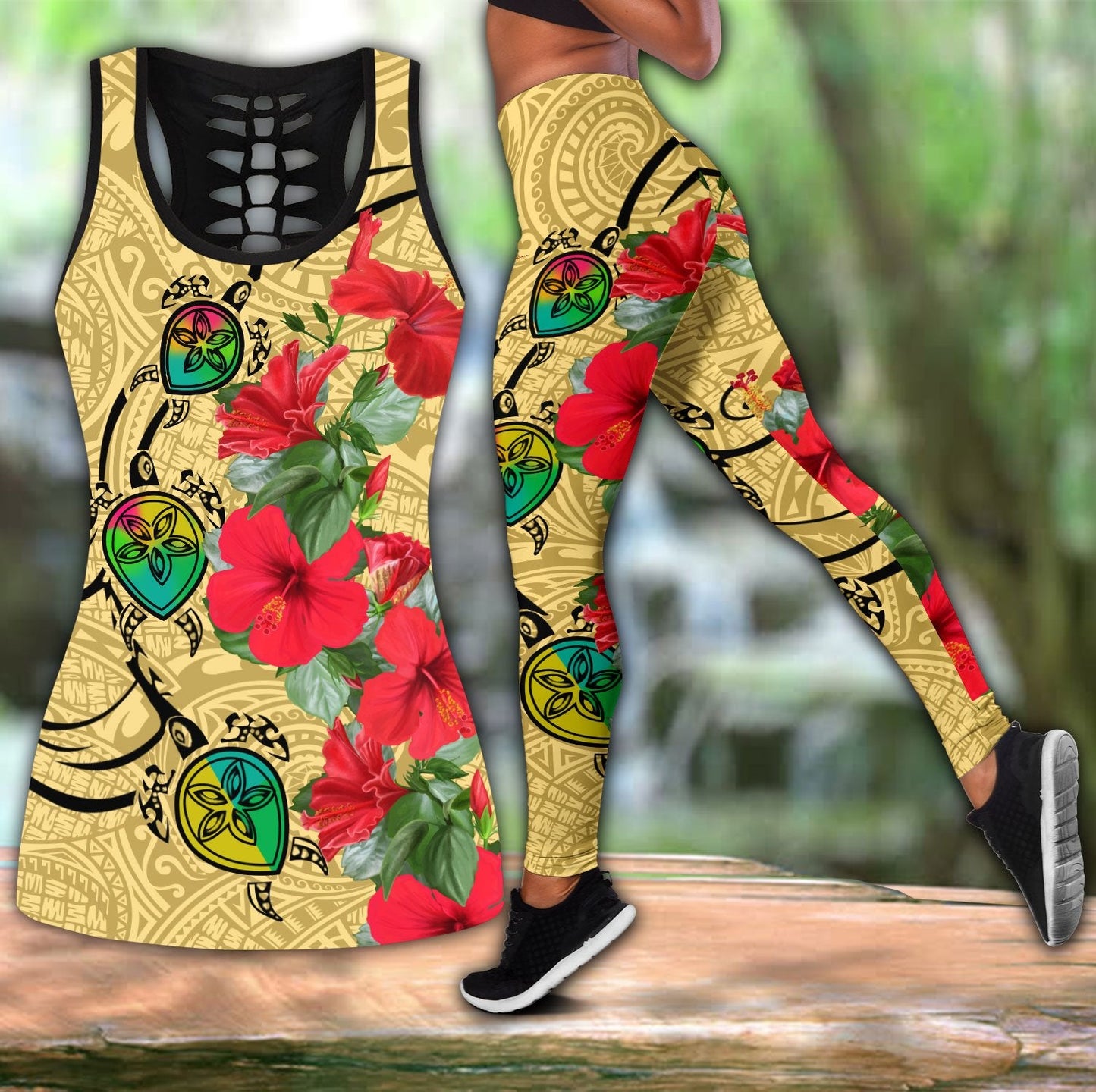 Maori Combo Legging + Tank Top HHT03062104