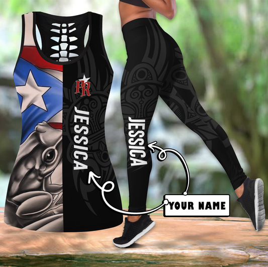 Customize Name Puerto Rico Coqui Combo Outfit