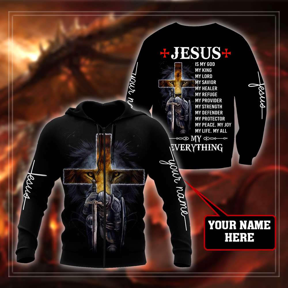 Premium Christian Jesus Easter Personalized 3D All Over Printed Unisex Shirts HV