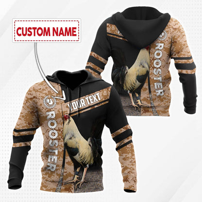 Personalized Rooster 3D Printed Unisex Shirts HHT03062102
