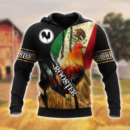 Rooster 3D Printed Unisex Shirts Pi03062105