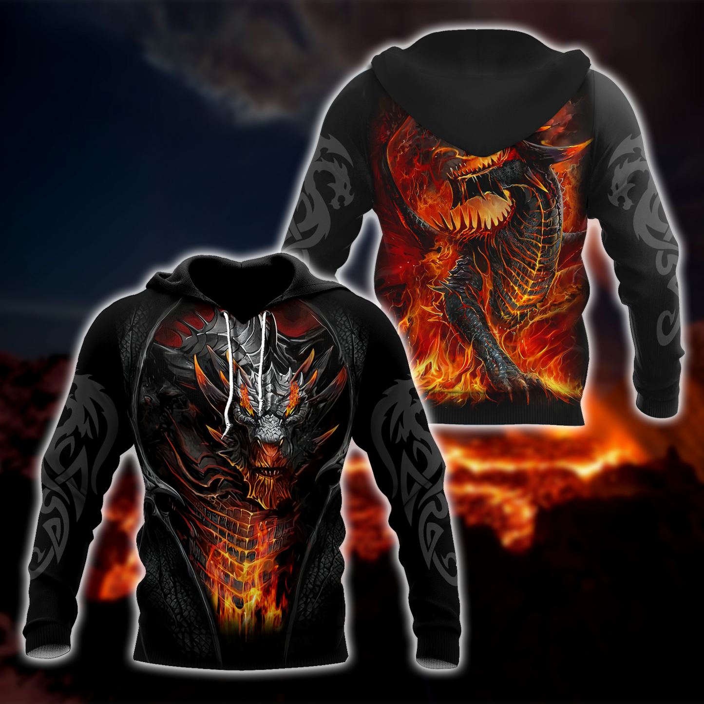 Premium Dragon 3D All Over Printed Unisex Shirts Fire Dragon