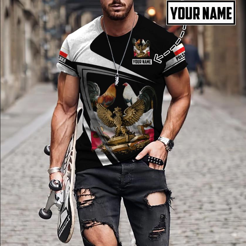 Personalized Polska Rooster 3D All Over Printed Unisex Hoodie