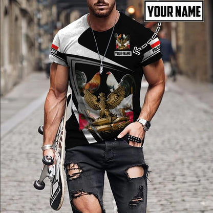 Personalized Polska Rooster 3D All Over Printed Unisex Hoodie