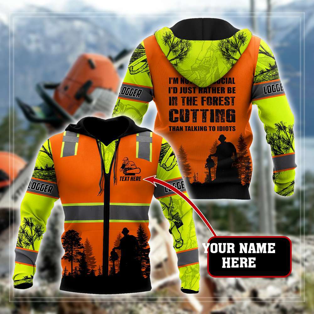 Logger Social Idiot 3D Full Printing