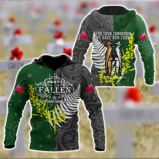 Tmarc Tee Anzac day culture Australia and Kiwi 3D print shirts