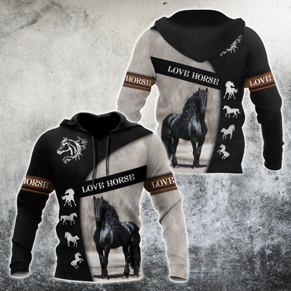 Premium Horse 3D All Over Printed Unisex Shirts