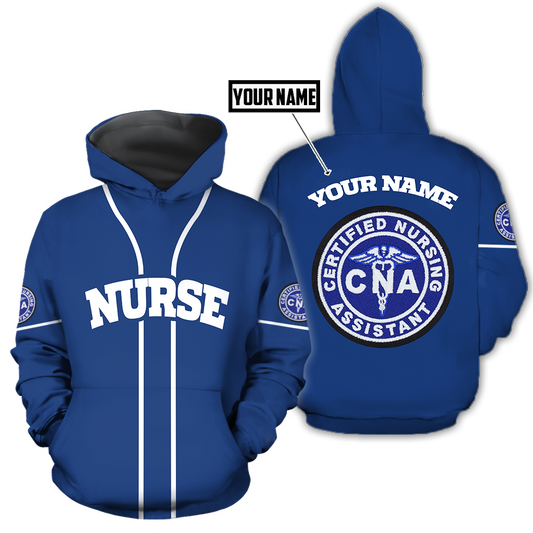 Premium Nurse Personalized Name 3D All Over Printed Unisex Shirts
