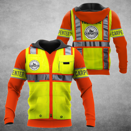 Personalized Name Carpenter 3D All Over Printed Unisex Safety Ver 2