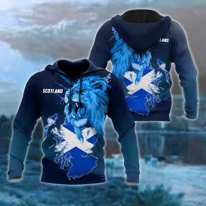 Premium Scotland Lion 3D All Over Printed Unisex