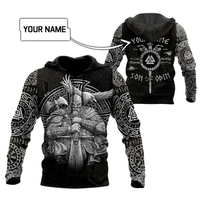 Customized Name Viking 3D All Over Printed Unisex Shirts
