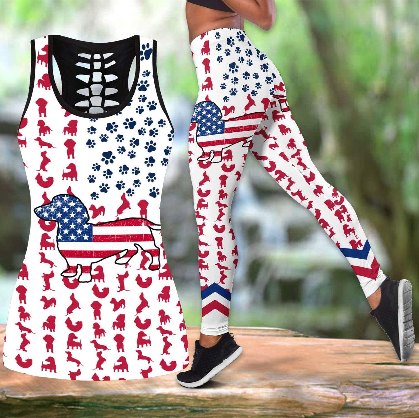 Dachshund Combo Legging + Tank Top DD27052101