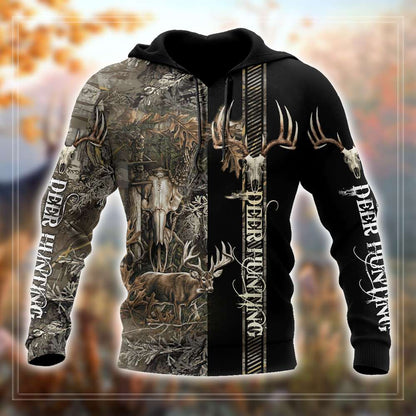 Premium Deer Hunting for Hunter Camo 3D Printed Unisex Shirts