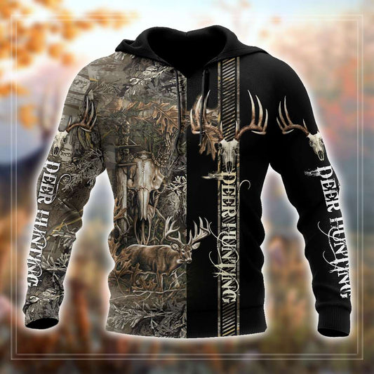 Premium Deer Hunting for Hunter Camo 3D Printed Unisex Shirts