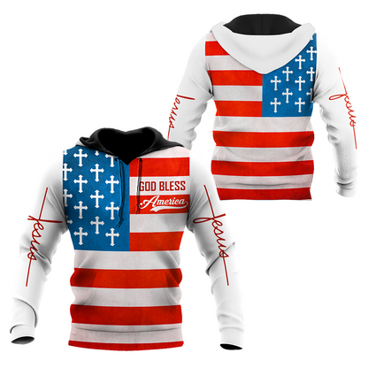 God Bless America - Christian - 3D All Over Printed Style for Men and Women