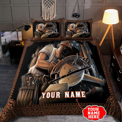 Personalized Name Carpenter Bedding Set