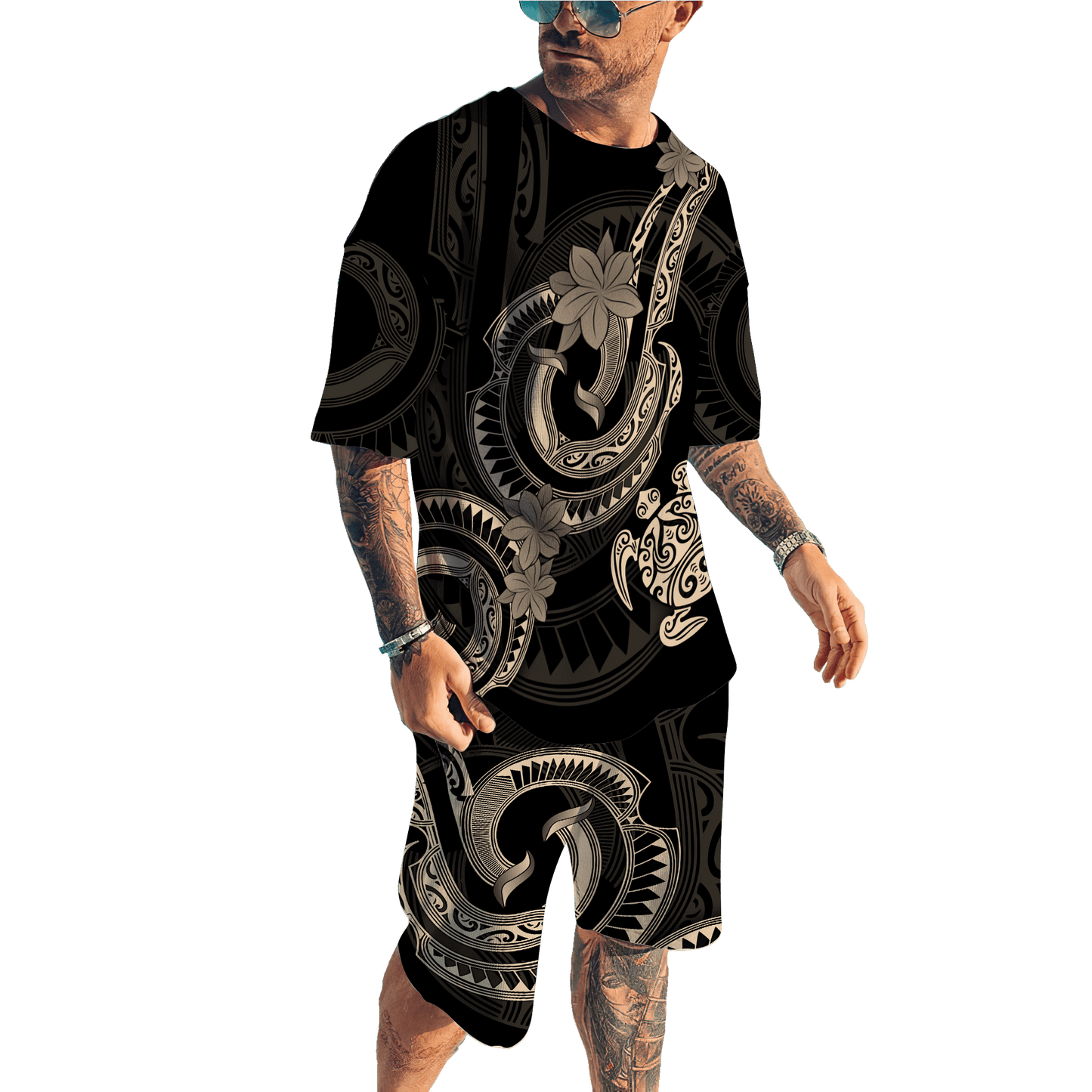 Polynesia No 20 Combo T Shirt Broad Short Polynesian