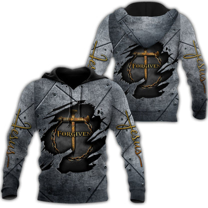 Faith in God Forgiven - Christian - 3D All Over Printed Style for Men and Women