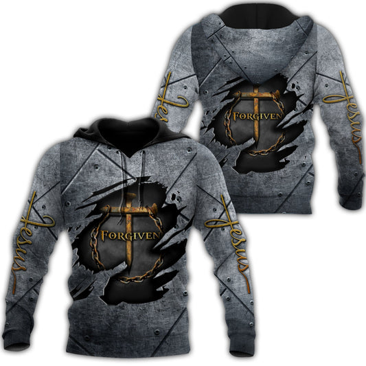 Faith in God Forgiven - Christian - 3D All Over Printed Style for Men and Women