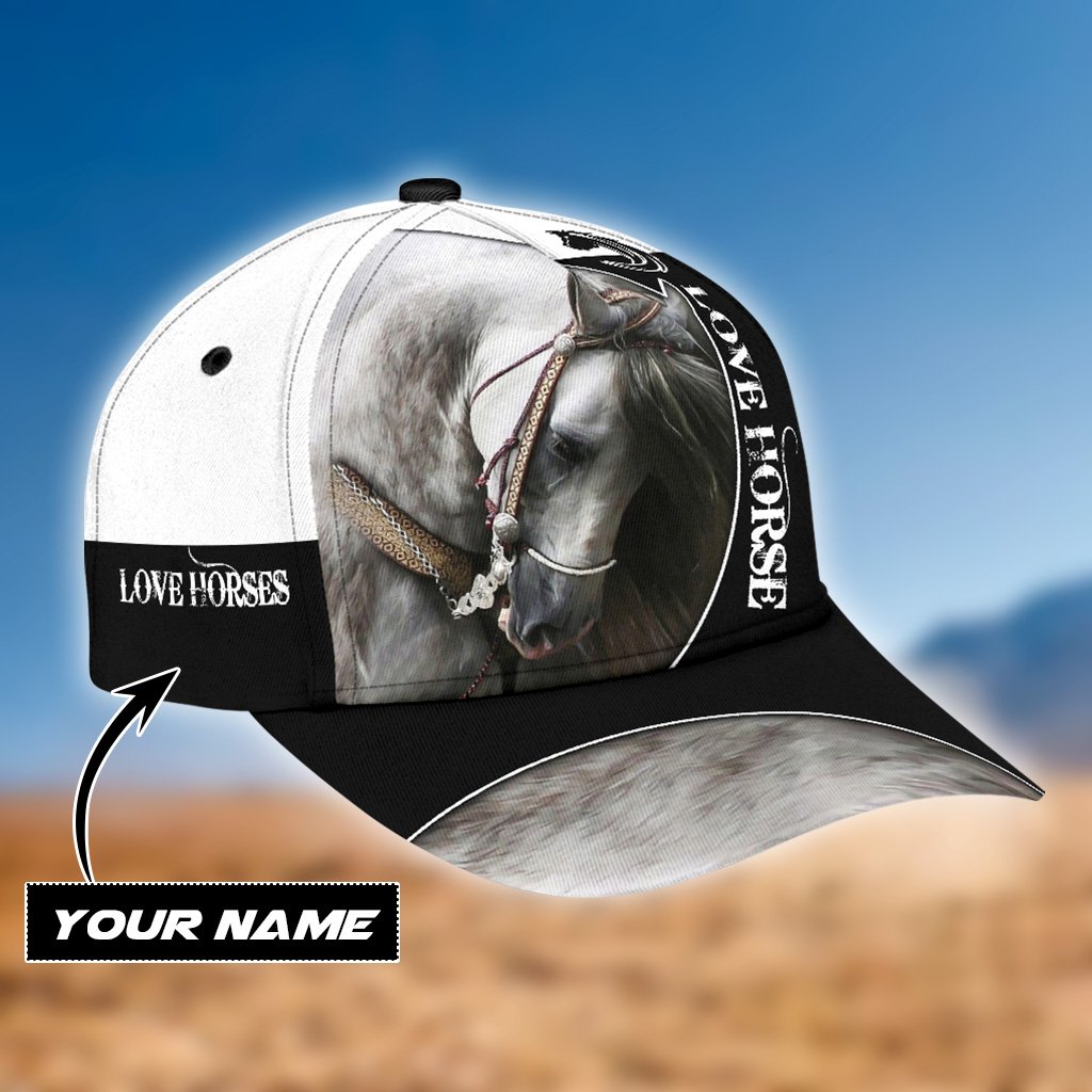 Personalized Name Horse Classic Cap
