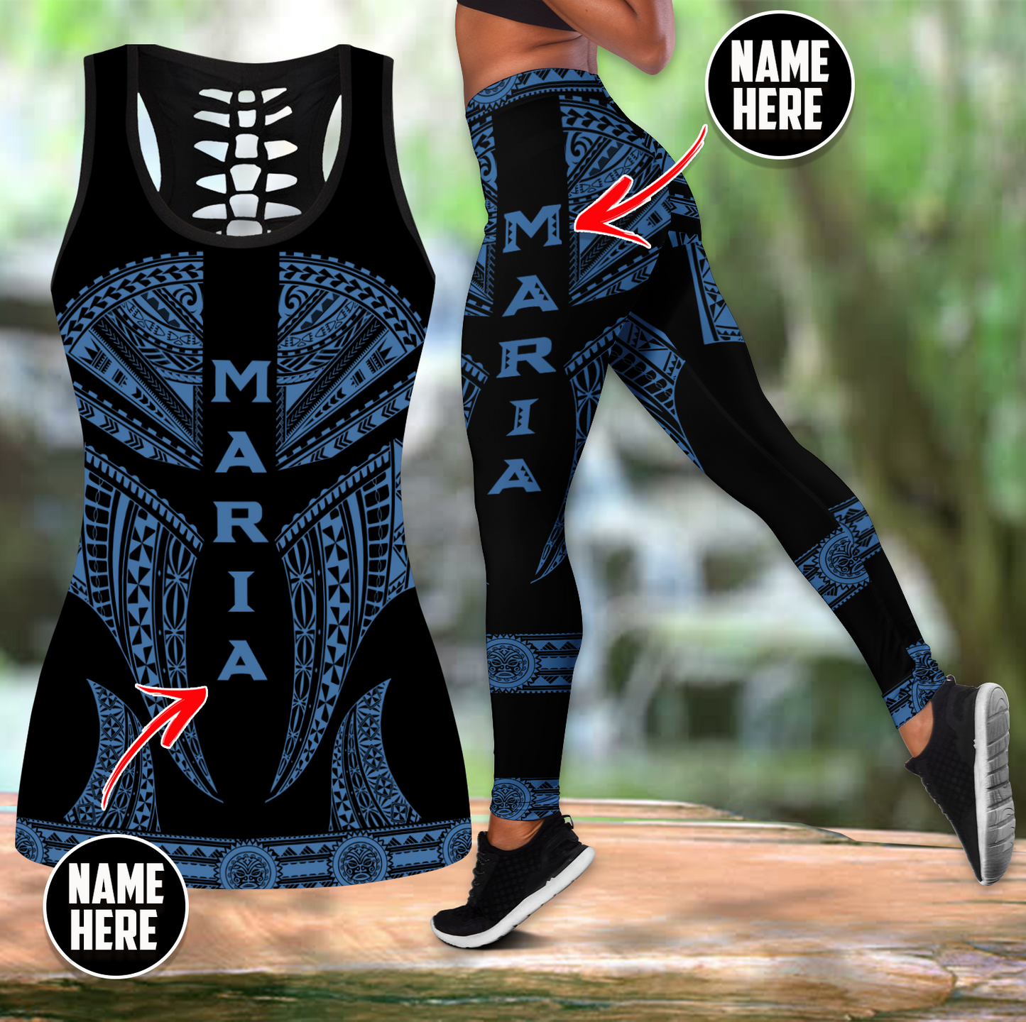 Customize Name Hawaii Combo Outfit