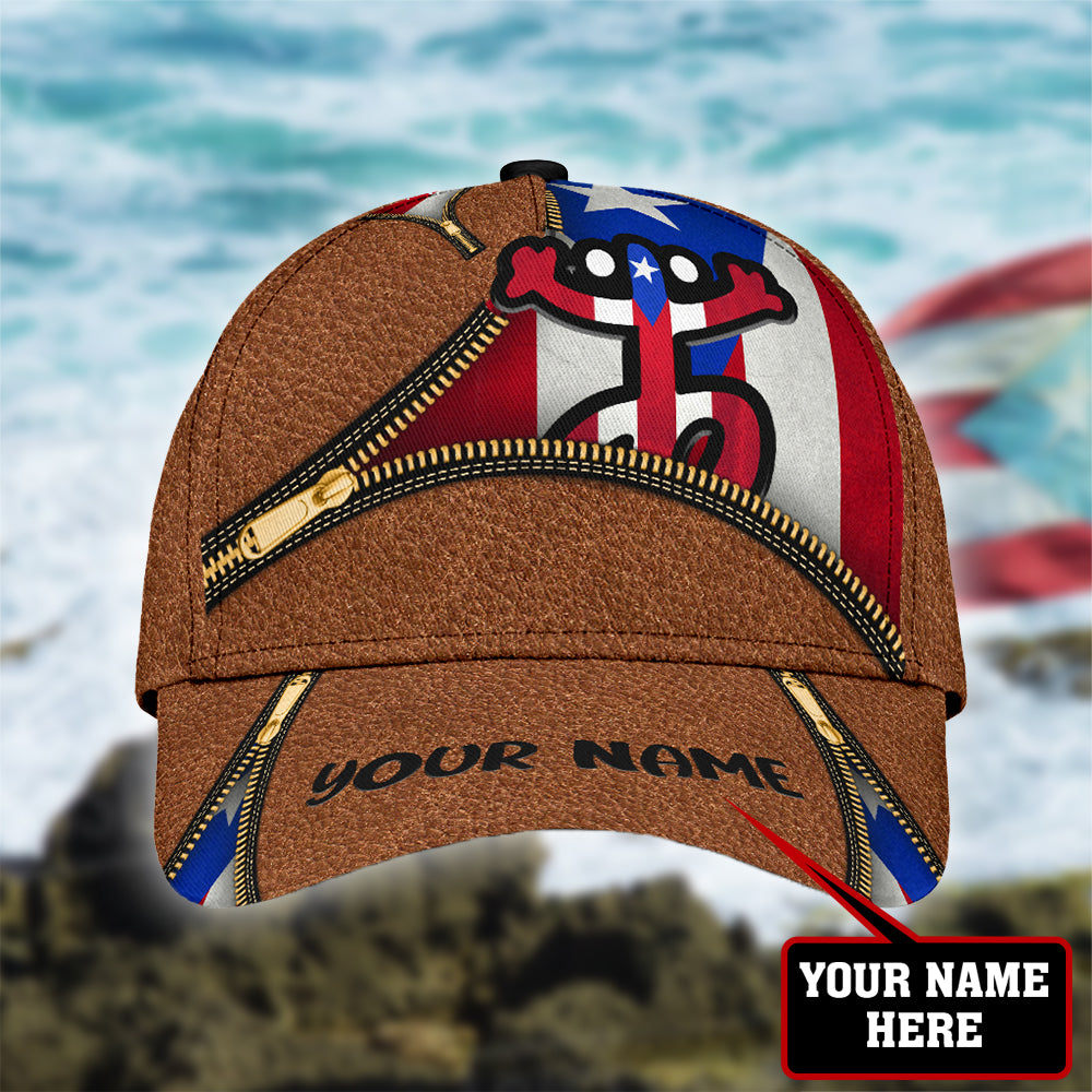 Customize Name Sol Taino Puerto Rico Classic Cap
