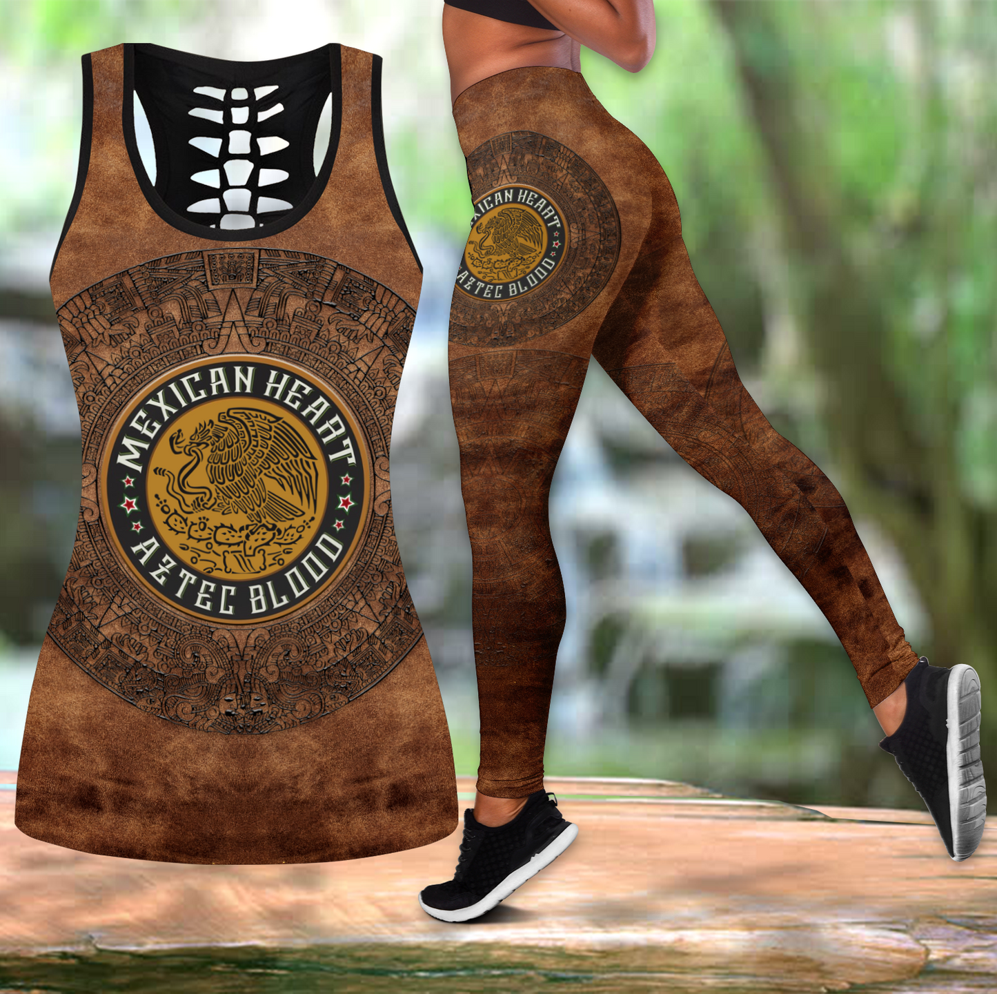 Mexican Heart - Aztec Blood  Mexico Combo Legging + Tank Top