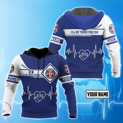 Premium Nurse Personalized Name 3D All Over Printed Unisex Shirts