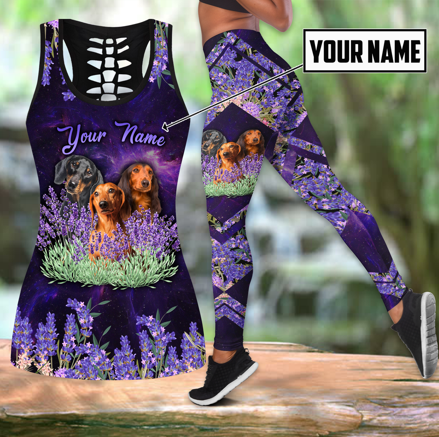 Personalized Dog Combo Legging + Tank Top DA29052103