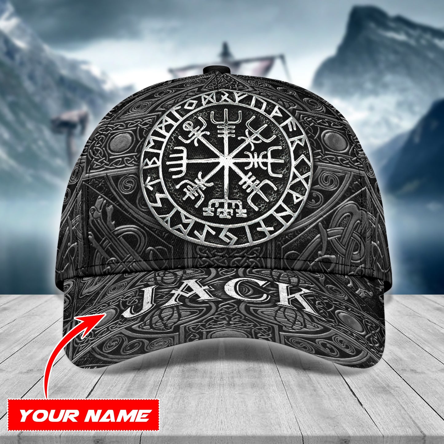 Premium Viking Cap - Symbol Can Be Changed