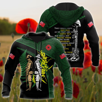 Tmarc Tee The ode Australia and Kiwi green 3D print shirts