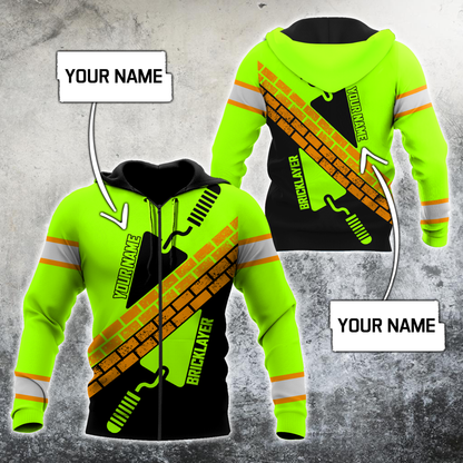 Premium Unisex Hoodie Customize Bricklayer No7 ML