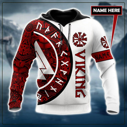 Customized Name Viking 3D All Over Printed Unisex Shirts