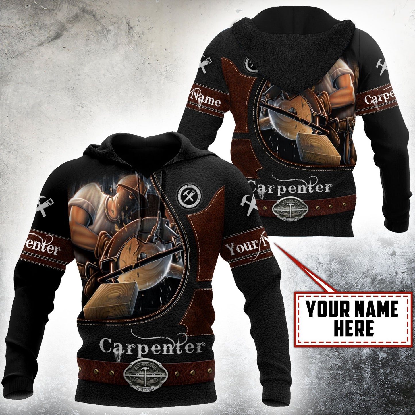 Personalized Name Carpenter 3D All Over Printed Unisex Shirts Ver 3