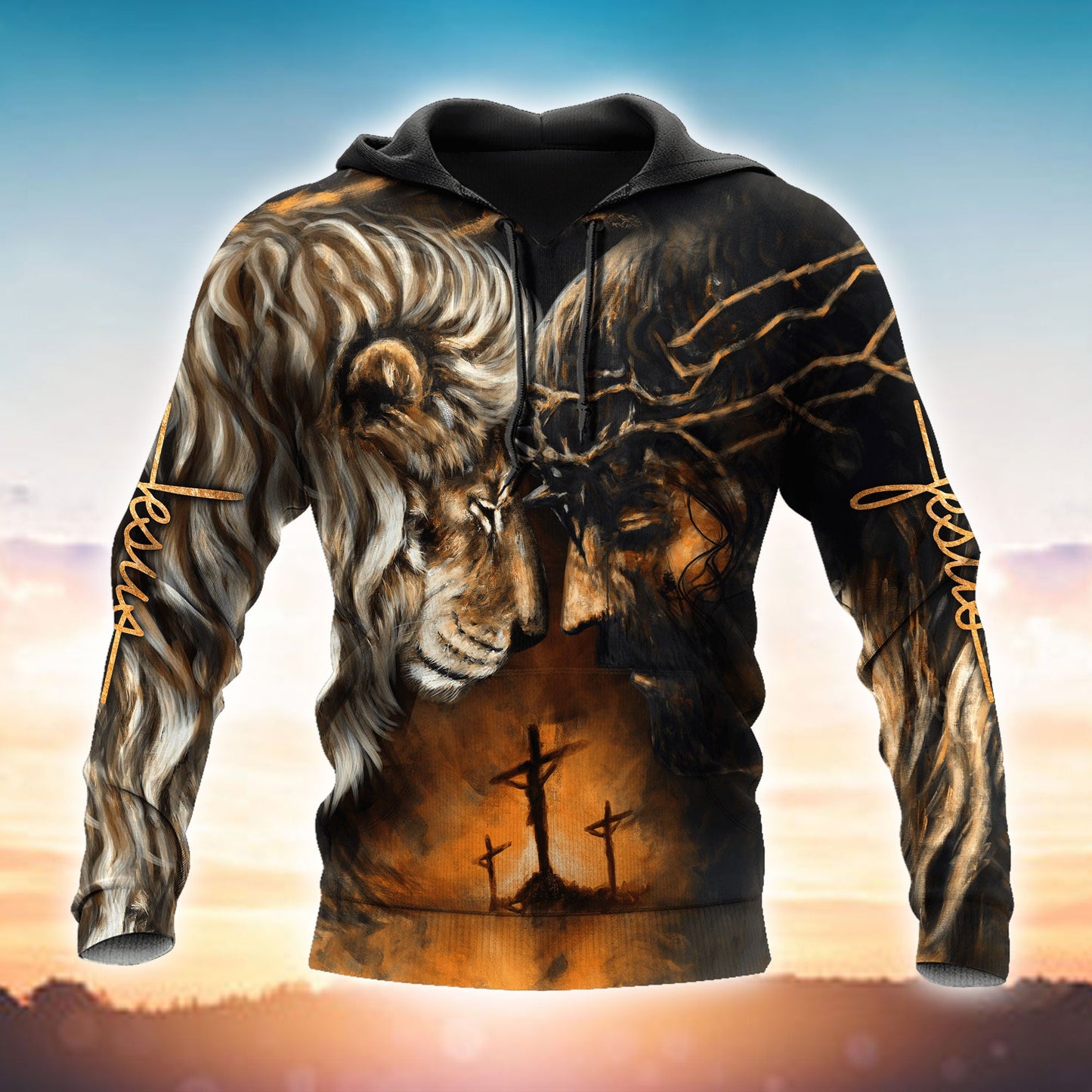 Christian Jesus Lion 3D All Over Printed Shirts