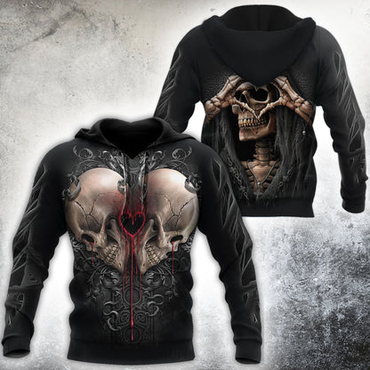 Customize Name Tattoo Skull Hoodie For Men And Women NTN16032104
