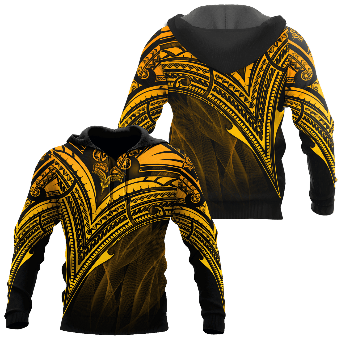 Polynesian Golden Tattoo Unisex Shirts ML