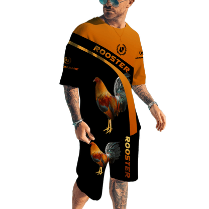 Personalized Rooster Combo T Shirt Board Short HHT04052102