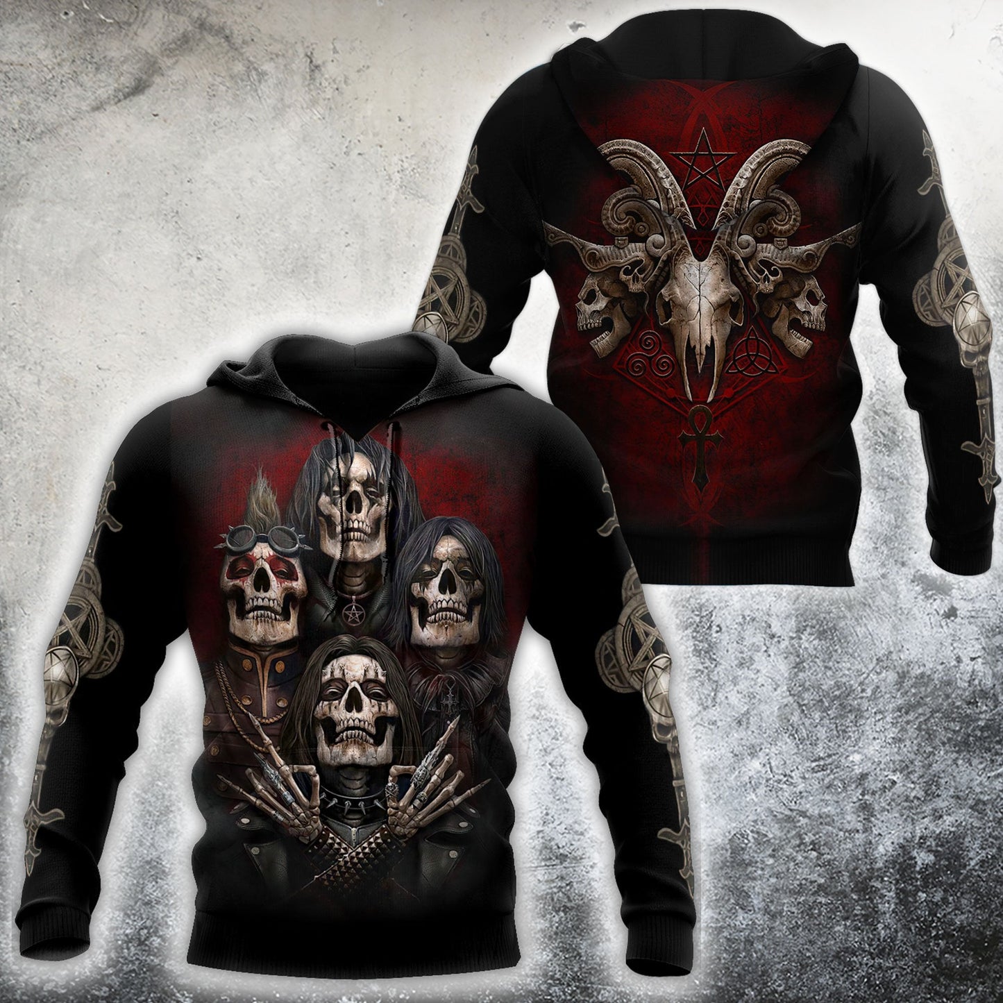 Skull Hoodie For Men And Women NTN04032105
