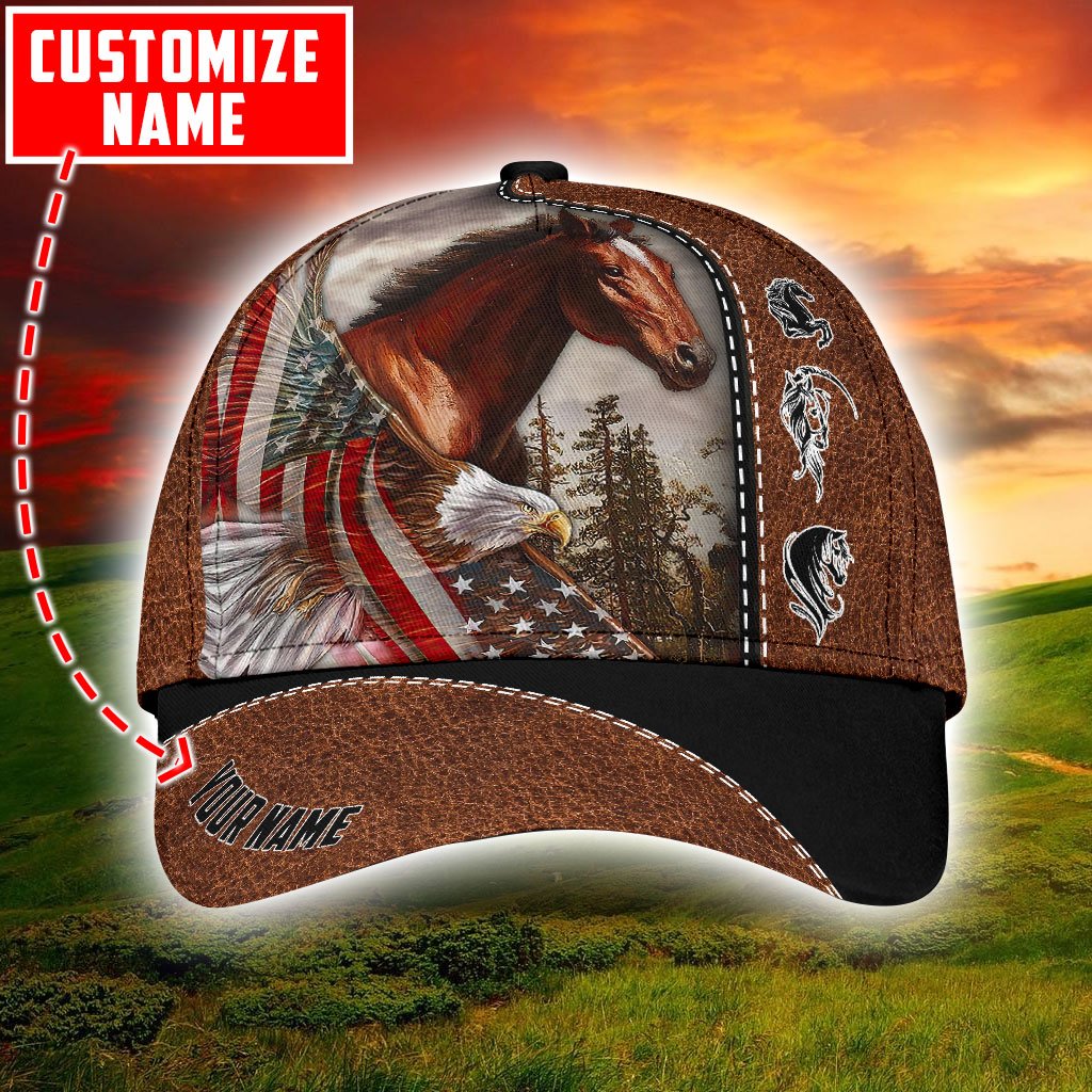 Personalized Name Rodeo Classic Cap American Pride