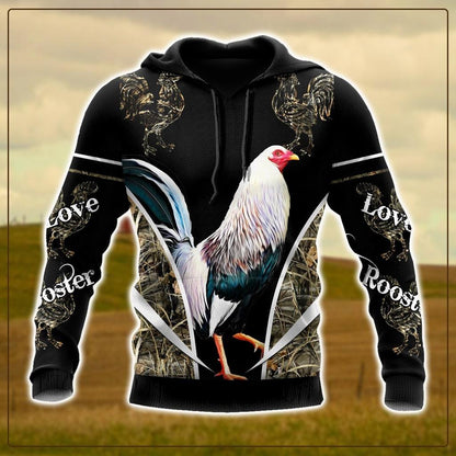 Rooster 3D Printed Unisex Shirts TNA22042103VH